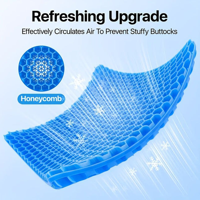 Ultra-Comfort Gel Seat Cushion for Office & Car