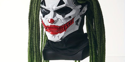 Joker Clown Costume Mask with Braids