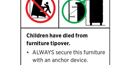 NNECN Two-Door Hanging Wardrobe