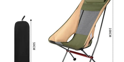 Ultralight Folding Moon Chair Big Green