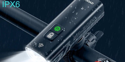 Rechargeable LED Bike Light Set Black