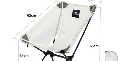 2pcs Outdoor Moon Chairs White