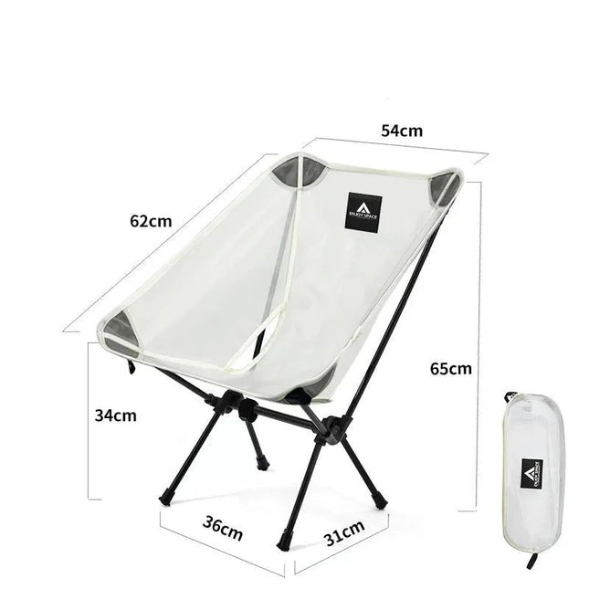 2pcs Outdoor Moon Chairs White