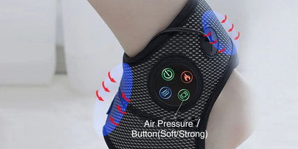 Electric Foot Ankle Massager with Heat Black