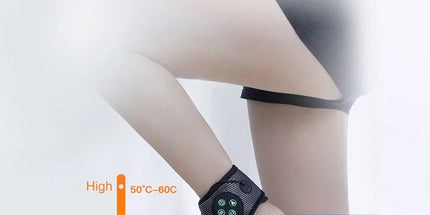 Electric Foot Ankle Massager with Heat Black