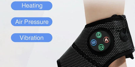Electric Foot Ankle Massager with Heat Black