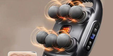 6-Head Fascia Massage Gun Tissue Muscle  Black