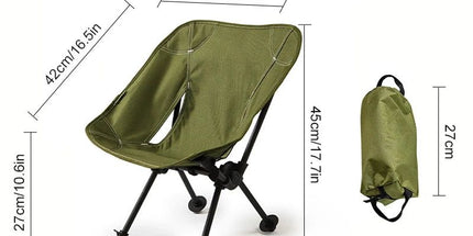 Childrens Camping Moon Chair Green