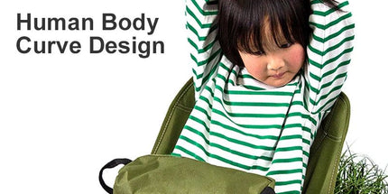 Childrens Camping Moon Chair Green