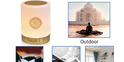 Night Light Bluetooth Quran Speaker White