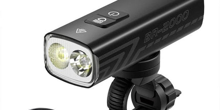 Bicycle Headlight with Taillight Black