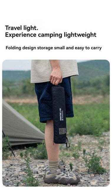 Ultra-Light Folding Camping Stool Black
