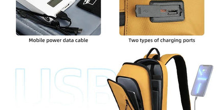 15.6-Inch Thin Laptop Backpack Yellow