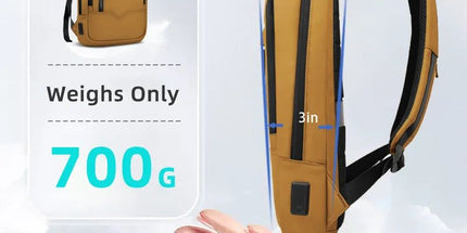 15.6-Inch Thin Laptop Backpack Yellow