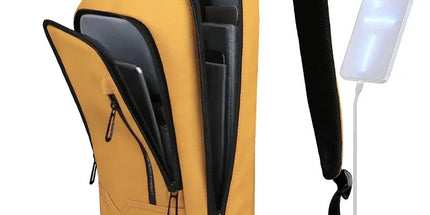 15.6-Inch Thin Laptop Backpack Yellow