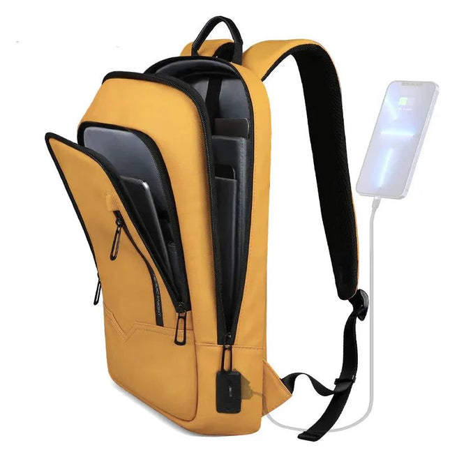 15.6-Inch Thin Laptop Backpack Yellow