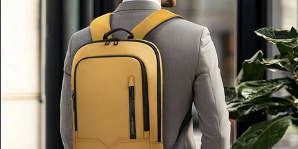15.6-Inch Thin Laptop Backpack Yellow