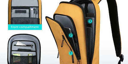 15.6-Inch Thin Laptop Backpack Yellow