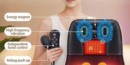Electric Cervical Pillow Massager Black