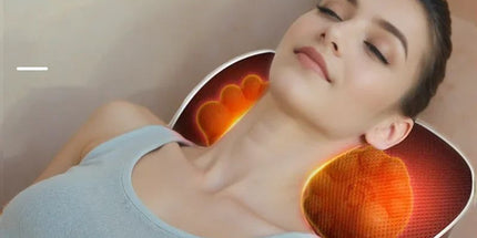 Electric Cervical Pillow Massager Black