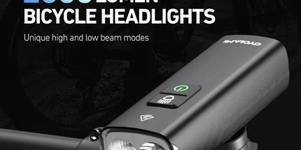 Multi-Function Bike Front Light Black
