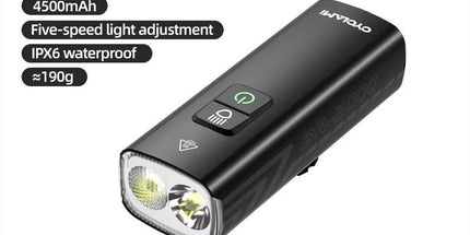 Multi-Function Bike Front Light Black