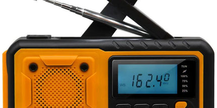 Emergency Hand Crank Solar Radio Yellow