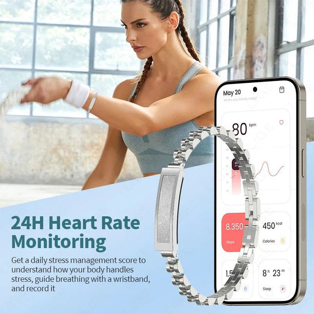 No-Screen Smart Watch Silver