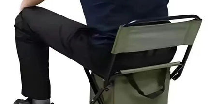 Folding Camping Chair with Carry Bag Green