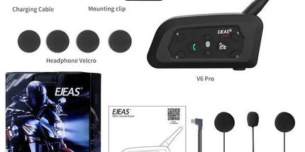 1200M Bluetooth Motorcycle Helmet Intercom Headset