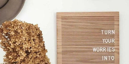 Natural Wood Letter Board