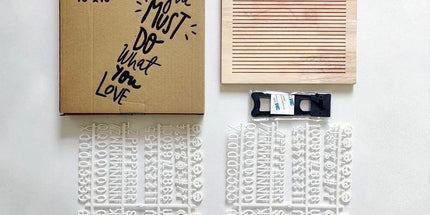 Natural Wood Letter Board