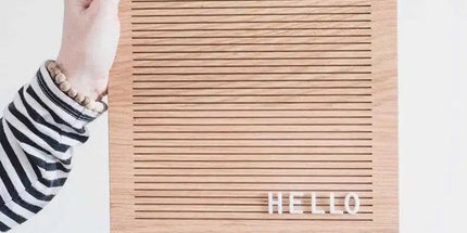 Natural Wood Letter Board