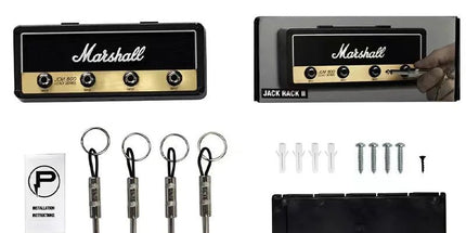 Creative Retro Radio Plug Key Holder Wall Mount