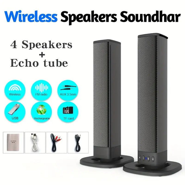 20W 3D Home Theater Stereo Surround Wireless Speaker