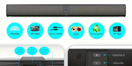 20W 3D Home Theater Stereo Surround Wireless Speaker