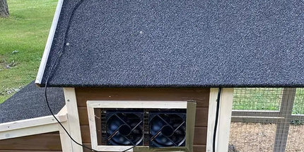 Solar-Powered Electric Ventilator - 10W/12V Dual Fan Pack