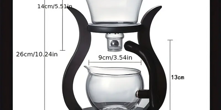 Lazy Kung Fu Glass Teapot Set with Infuser