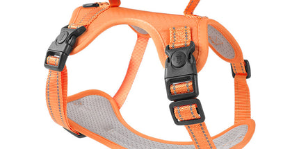 Reflective Dog Harness with Leash, No-Pull Vest Harness for Dogs, Adjustable Dog Vest with Handle, Walking Training Pet Harness L size
