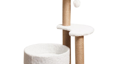 Modern Cat Tree Tower with Scratching Posts and Cozy Perches (50x38x80 cm)