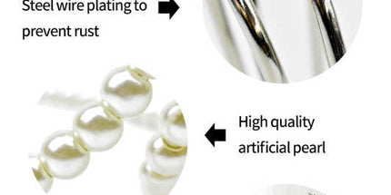 White Modern Floating Pearl Wine Bottle Holder - Elegant Home Decor, Unique Kitchen Accessory for Dining, Bar, and Living Room