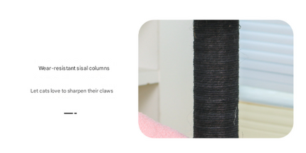 Red and Black Adorable Flower Cat Tree - Plush Perch, Sisal Scratching Post & Spring Ball Toy