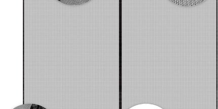 No-Drill Magnetic Garage Door Screen - Polyester Mosquito Net Curtain, Cross-border Home Summer Velcro Garage Door Mesh (244x214cm)