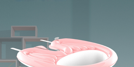 Pink Inflatable Hair Washing Basin with Drain Tube and Pump for Seniors Bedridden and Pregnant Women - Portable Home Shampoo Basin for Easy Hair Care