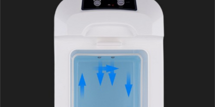 10L Portable Electric Cooler & Warmer Car Fridge with Digital Display 12V/240V Dual Power for Camping Road Trips & Home Office Brown