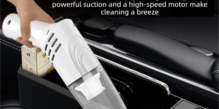 2-piece Home Cleaning  Bundle - Purple UV Mattress Mite Vacuum Cleaner & White Cordless Handheld Stick Vacuum Set, Wireless Rechargeable Home Car Pet Hair Cleaning Kit