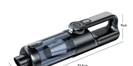 Silver and Orange Cordless Handheld Vacuum Cleaner 17000Pa High Suction Portable Rechargeable 5 in 1 Car Home Cleaning Device Multi Function Dust Removal Tool Lightweight Easy Clean ECO MAX Modes