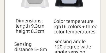 3PCS Smart Home Atmosphere Set – Pink USB Rechargeable Camera Humidifier & 2pcs White RGB Motion Sensor Wall Light, Magnetic Wireless Night Lamp with Remote Control for Bedroom, Living Room & Office