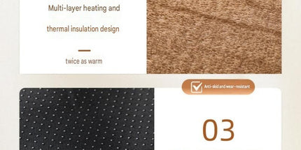 Winter Pet Warmth Bundle - Grey Self Heating Mat 36x50cm & Grey Paw print pattern Pet Car Booster Seat 55x40cm Non-Slip Safe Travel Sofa Bed for Small Dogs Cats Indoor Use