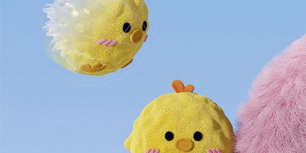 3-Piece Cartoon Squeaky Ball Dog Toy Set with TPR Thorn Ball Inside - Soft Plush Pet Chew Toys for Dogs & Cats